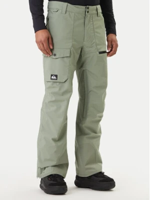 Quiksilver Spodnie snowboardowe Utility EQYTP03220 Zielony Modern Fit