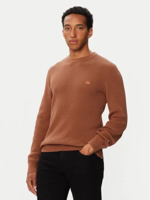 Quiksilver Sweter EQYSW03342 Brązowy Regular Fit
