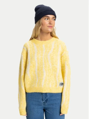 Quiksilver Sweter Selwyn EQWSW03031 Żółty Cropp Fit