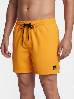 Quiksilver Szorty kąpielowe Everyday Solid Volley 15 EQYJV04120 Żółty Regular Fit