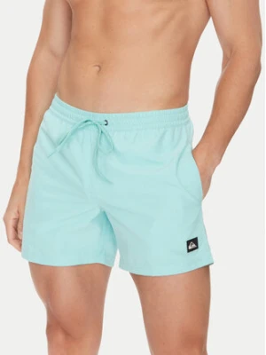 Quiksilver Szorty kąpielowe Everyday Solid Volley EQYJV04120 Turkusowy Regular Fit