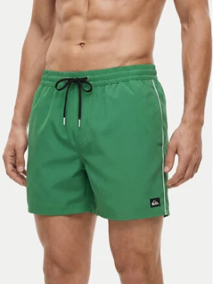 Quiksilver Szorty kąpielowe Stretch Piped Volley 16 EQYJV04211 Zielony Regular Fit