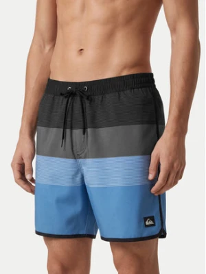 Quiksilver Szorty kąpielowe Stretch Scallop Volley 16 EQYJV04218 Niebieski Regular Fit