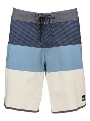 Quiksilver Szorty kąpielowe w kolorze biało-błękitno-granatowym rozmiar: W38