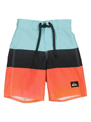 Quiksilver Szorty kąpielowe w kolorze pomarańczowo-błękitnym rozmiar: 110