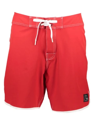 Quiksilver Szorty "Scallop" w kolorze czerwonym rozmiar: 36