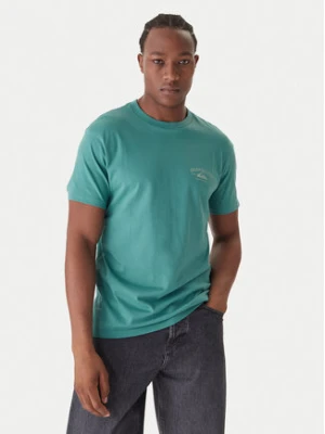 Quiksilver T-Shirt Anchor EQYZT08178 Zielony Regular Fit