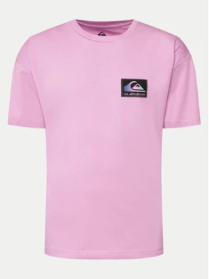 Quiksilver T-Shirt Back Flash EQYZT07605 Różowy Regular Fit