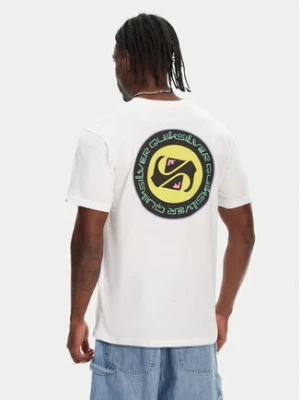 Quiksilver T-Shirt Circle Back Ss EQYZT08054 Biały Regular Fit