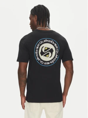 Quiksilver T-Shirt Circle Back Ss EQYZT08054 Czarny Regular Fit