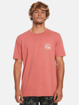 Quiksilver T-Shirt Cleancircle Tees EQYZT07491 Czerwony Regular Fit