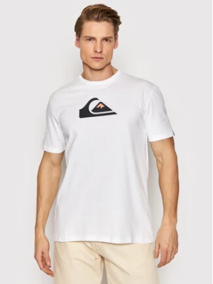 Quiksilver T-Shirt Comp EQYZT06534 Biały Regular Fit
