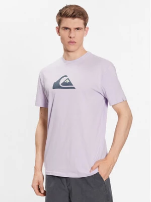 Quiksilver T-Shirt Comp Logo EQYZT06534 Fioletowy Regular Fit