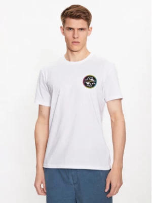 Quiksilver T-Shirt Core Bubble EQYZT07232 Biały Regular Fit