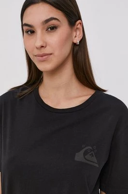 Quiksilver T-shirt damski kolor czarny