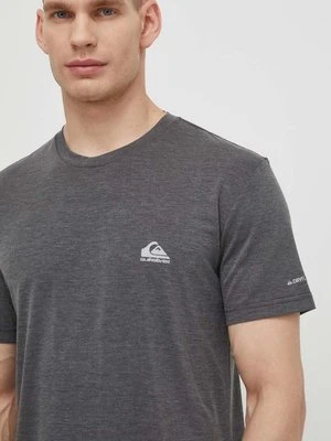 Quiksilver t-shirt do biegania Coastal kolor szary melanżowy