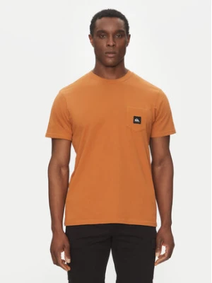Quiksilver T-Shirt EQYZT08035 Brązowy Regular Fit
