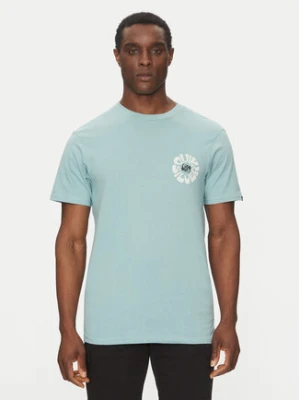 Quiksilver T-Shirt EQYZT08036 Turkusowy Regular Fit