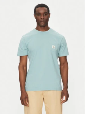 Quiksilver T-Shirt EQYZT08062 Błękitny Regular Fit