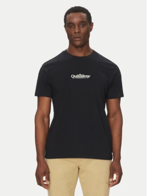 Quiksilver T-Shirt EQYZT08062 Czarny Regular Fit