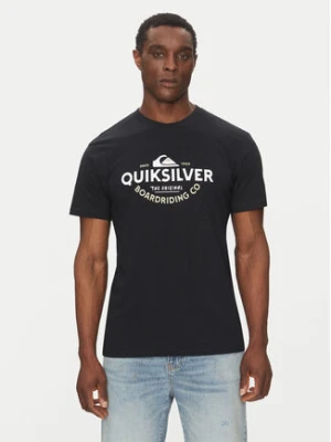 Quiksilver T-Shirt EQYZT08064 Czarny Regular Fit