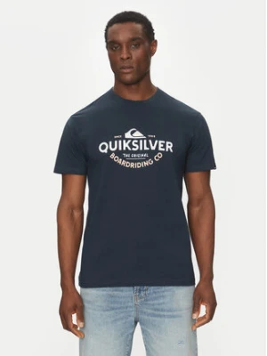 Quiksilver T-Shirt EQYZT08064 Granatowy Regular Fit