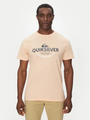 Quiksilver T-Shirt EQYZT08064 Pomarańczowy Regular Fit