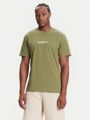 Quiksilver T-Shirt EQYZT08174 Zielony Regular Fit