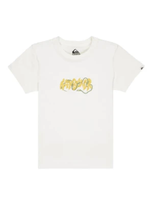 Quiksilver T-Shirt Ev Bloomsday EQKZT03570 Biały Regular Fit