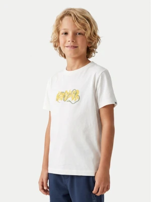 Quiksilver T-Shirt Ev Bloomsday EQKZT03570 Biały Regular Fit