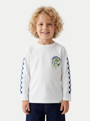 Quiksilver T-Shirt Ev Bloomsday EQKZT03572 Biały Regular Fit