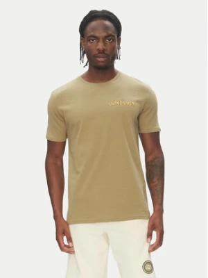 Quiksilver T-Shirt Ev Disconnect Effects EQYZT08049 Khaki Regular Fit