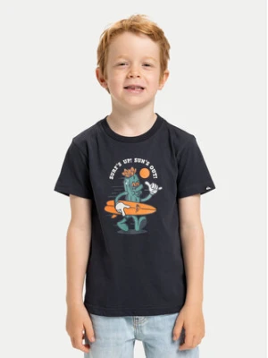 Quiksilver T-Shirt Ev Gone Surfing EQKZT03569 Czarny Regular Fit