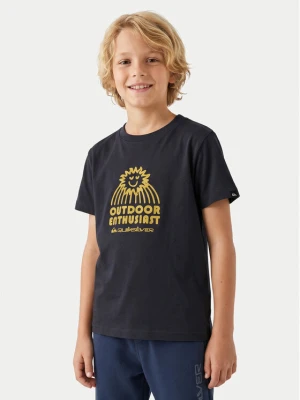 Quiksilver T-Shirt Ev Spot On EQKZT03571 Granatowy Regular Fit