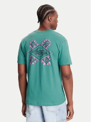 Quiksilver T-Shirt Ev Swell Ovation Ss EQYZT08187 Zielony Comfort Fit