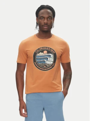 Quiksilver T-Shirt Ev Three Seas Ss EQYZT08051 Brązowy Regular Fit