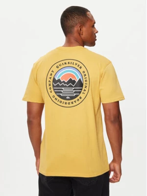 Quiksilver T-Shirt Landscapes EQYZT07917 Żółty Regular Fit