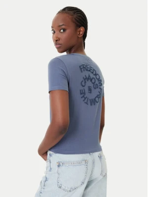 Quiksilver T-Shirt Lintah EQWZT03193 Niebieski Regular Fit