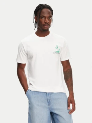 Quiksilver T-Shirt Palm Lines Ss EQYZT08057 Biały Regular Fit