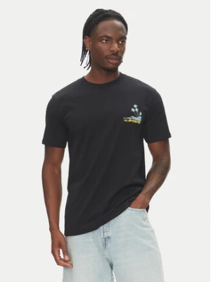 Quiksilver T-Shirt Palm Lines Ss EQYZT08057 Czarny Regular Fit