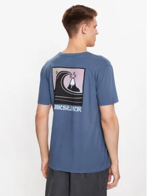 Quiksilver T-Shirt Qs Bubble Stamp EQYZT07258 Niebieski Regular Fit