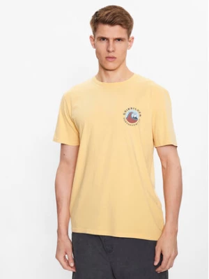 Quiksilver T-Shirt Qs Bubble Stamp EQYZT07258 Żółty Regular Fit