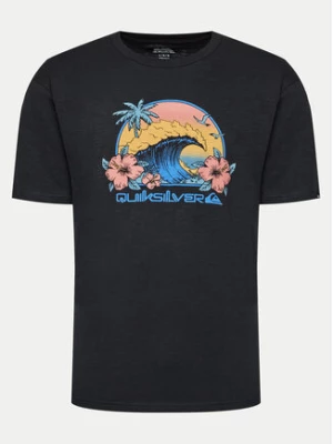 Quiksilver T-Shirt Riding Today EQYZT07676 Czarny Regular Fit