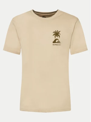 Quiksilver T-Shirt Tropical Breeze Mor AQYZT09562 Beżowy Regular Fit