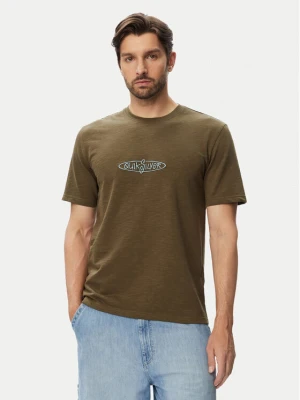 Quiksilver T-Shirt W126-QSMTS-1005-33X Khaki Regular Fit
