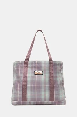 Quiksilver torebka Plaid Winter Bag kolor różowy EQYBT03036