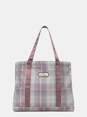 Quiksilver torebka Plaid Winter Bag kolor różowy EQYBT03036