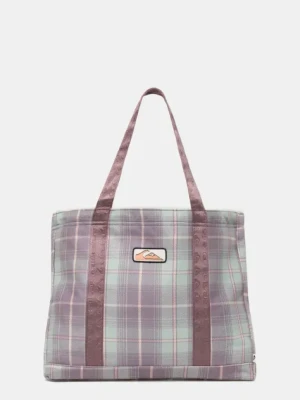 Quiksilver torebka Plaid Winter Bag kolor różowy EQYBT03036