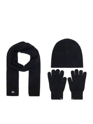 Quiksilver Zestaw czapka, szalik i rękawiczki CWBEO-QS-SM346-001-AW26 Granatowy