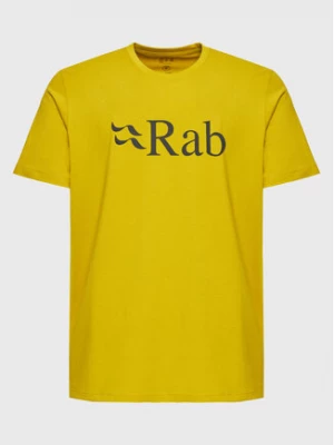 Rab T-Shirt Stance Logo QCB-08-SU Pomarańczowy Regular Fit